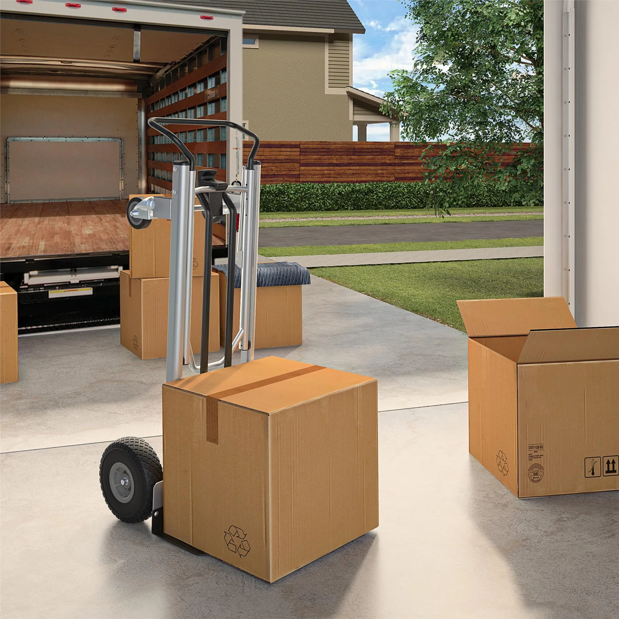2-in-1 Hybrid Handtruck