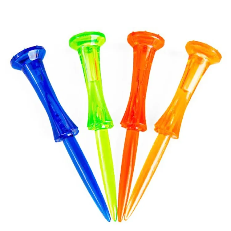 20pcs /Box PGM QT024 Golf Ball Tee Competition Ball Studs 8 Point Crown Tip Durable Anti-Hitting(Green)