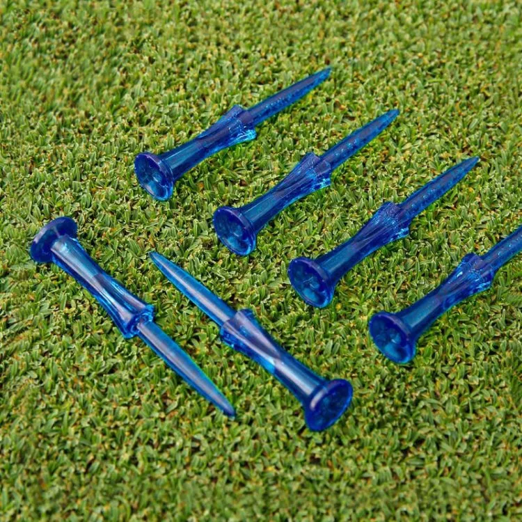 20pcs /Box PGM QT024 Golf Ball Tee Competition Ball Studs 8 Point Crown Tip Durable Anti-Hitting(Green)