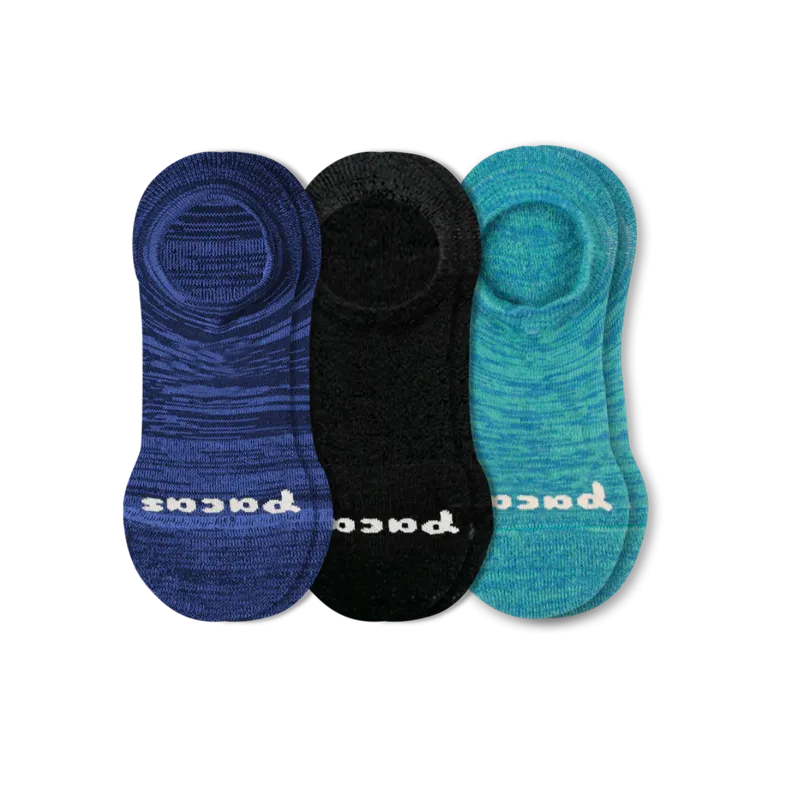 3 Pack - Women's No Show Socks