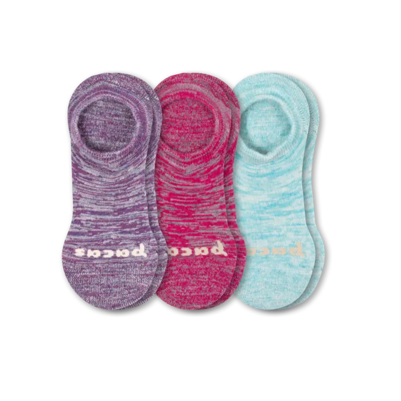 3 Pack - Women's No Show Socks
