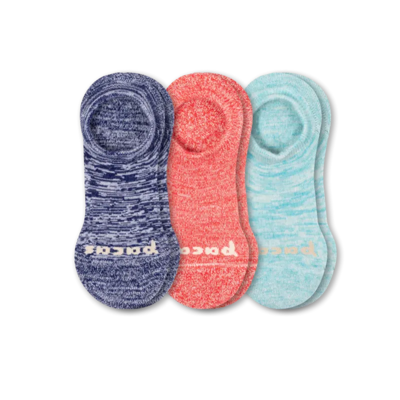 3 Pack - Women's No Show Socks