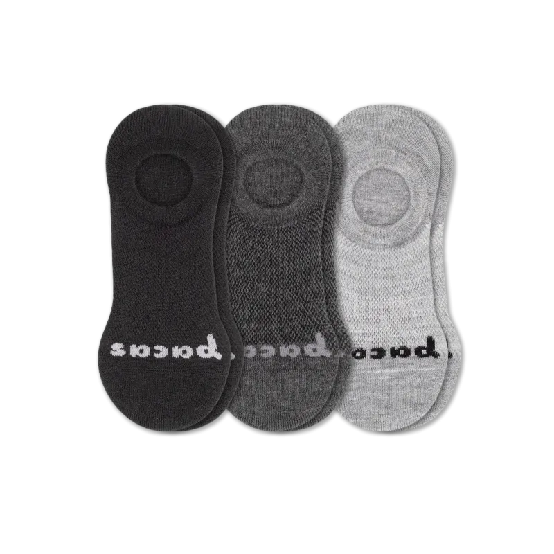3 Pack - Women's No Show Socks