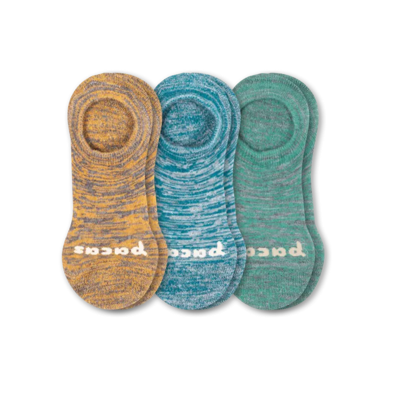 3 Pack - Women's No Show Socks
