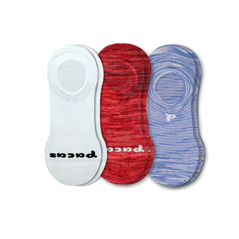 3 Pack - Women's No Show Socks