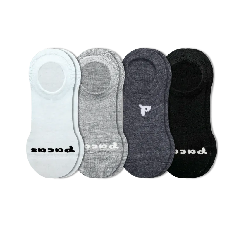 4 Pack - Women's No Show Socks
