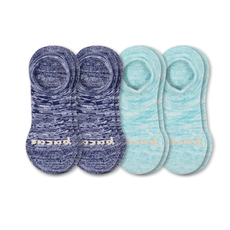 4 Pack - Women's No Show Socks