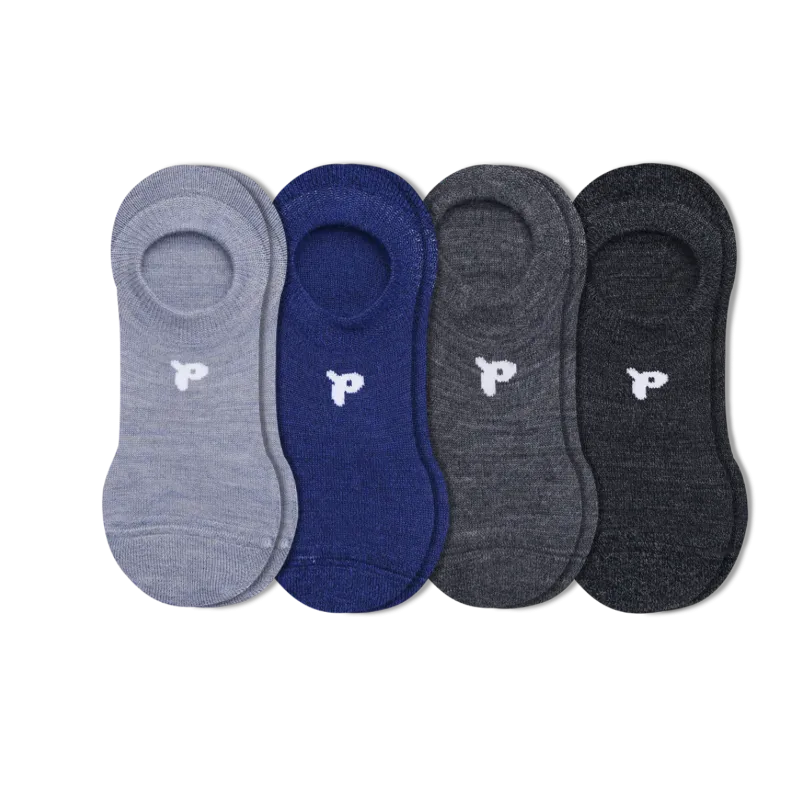 4 Pack - Women's No Show Socks