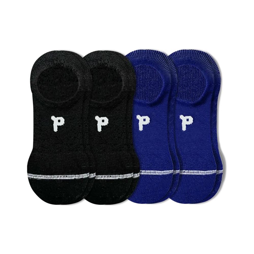 4 Pack - Women's No Show Socks