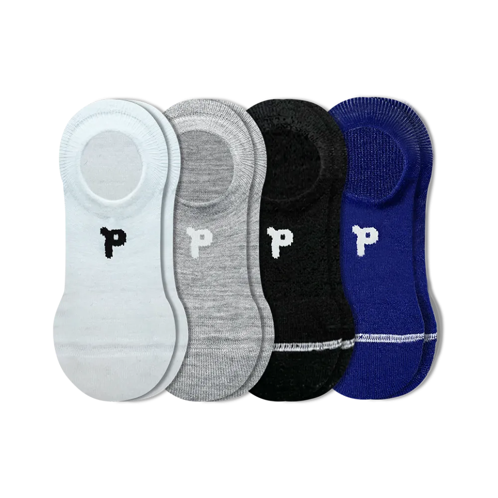 4 Pack - Women's No Show Socks