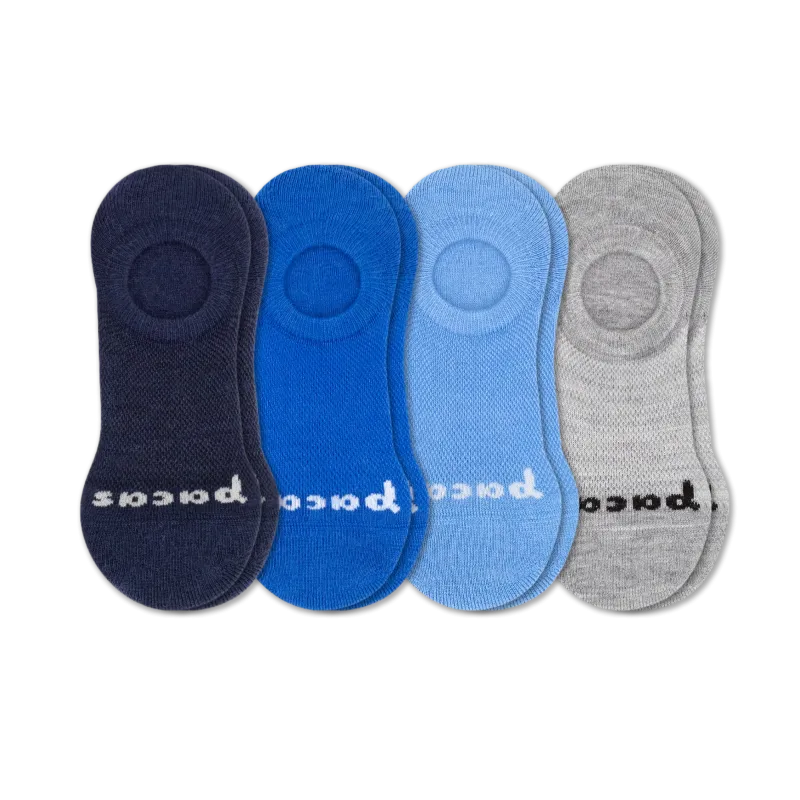 4 Pack - Women's No Show Socks