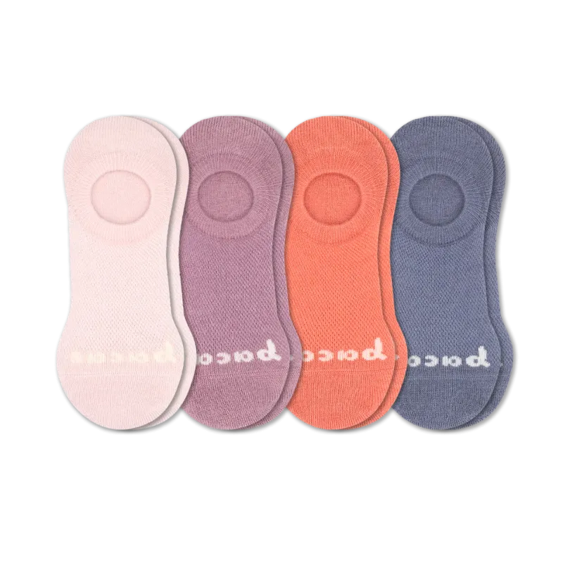 4 Pack - Women's No Show Socks