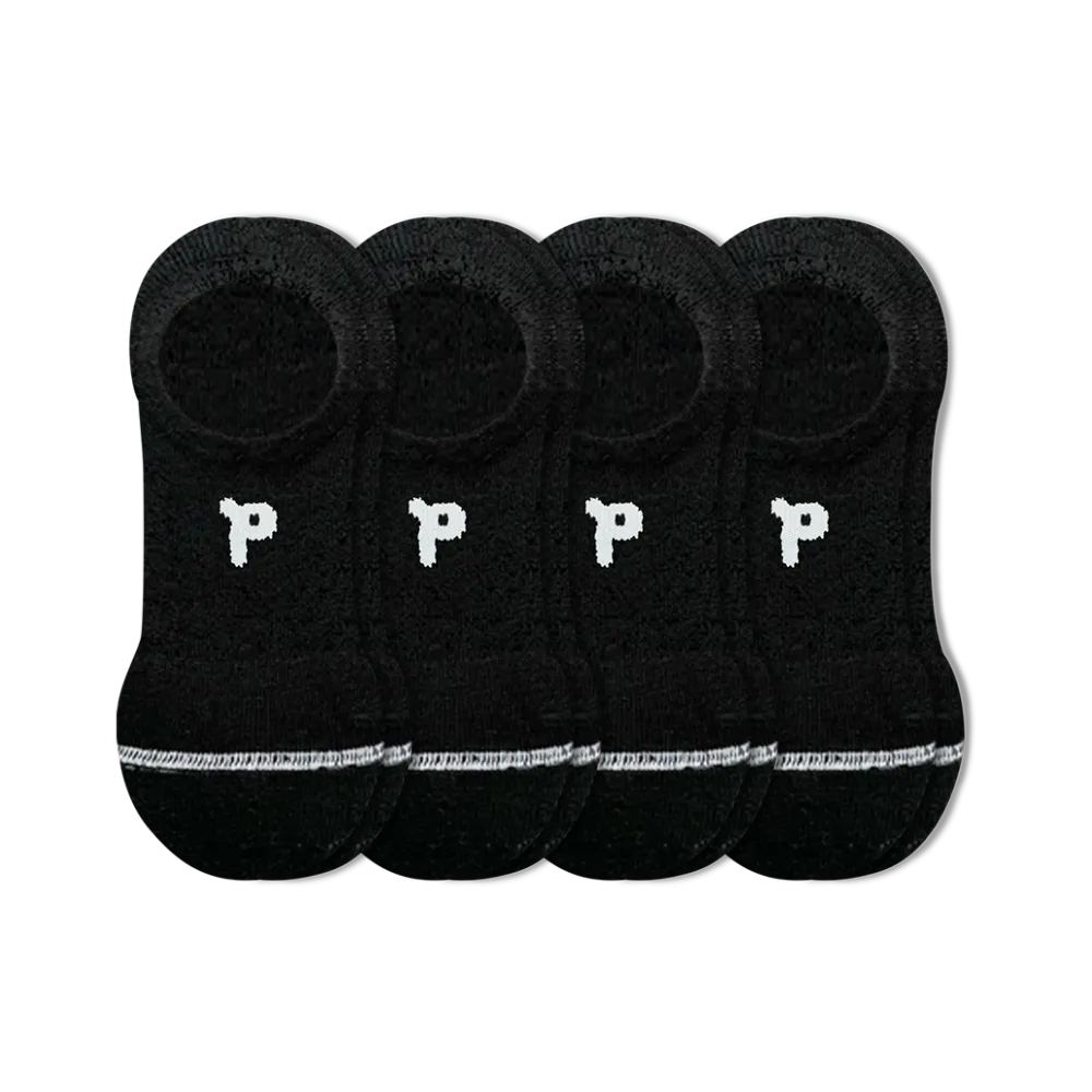 4 Pack - Women's No Show Socks