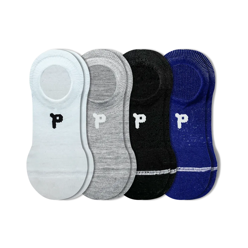 4 Pack - Women's No Show Socks