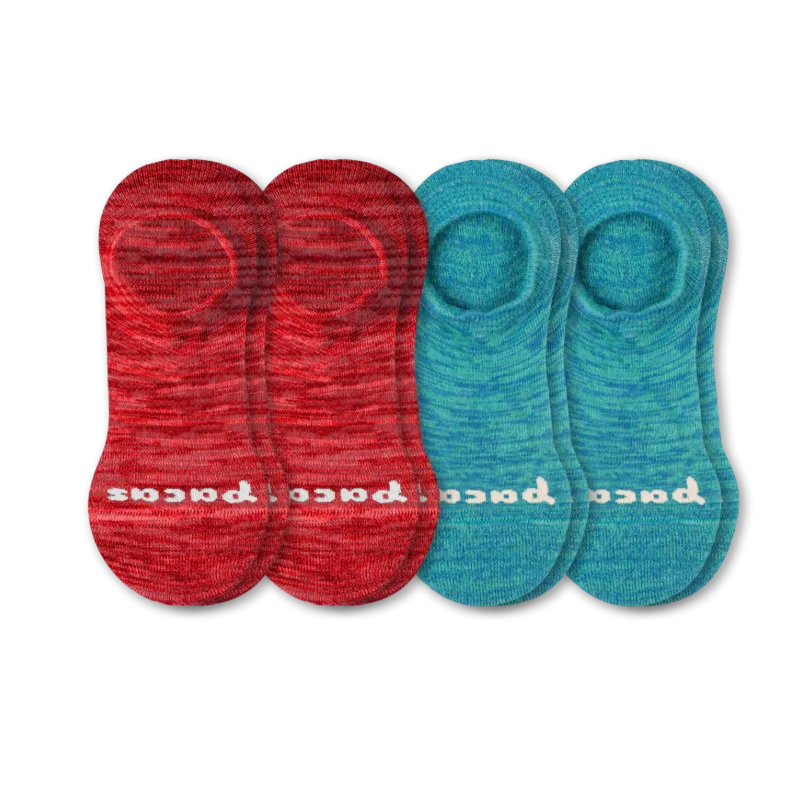 4 Pack - Women's No Show Socks