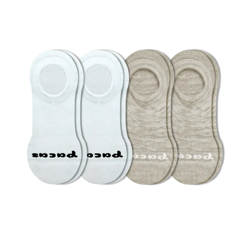 4 Pack - Women's No Show Socks