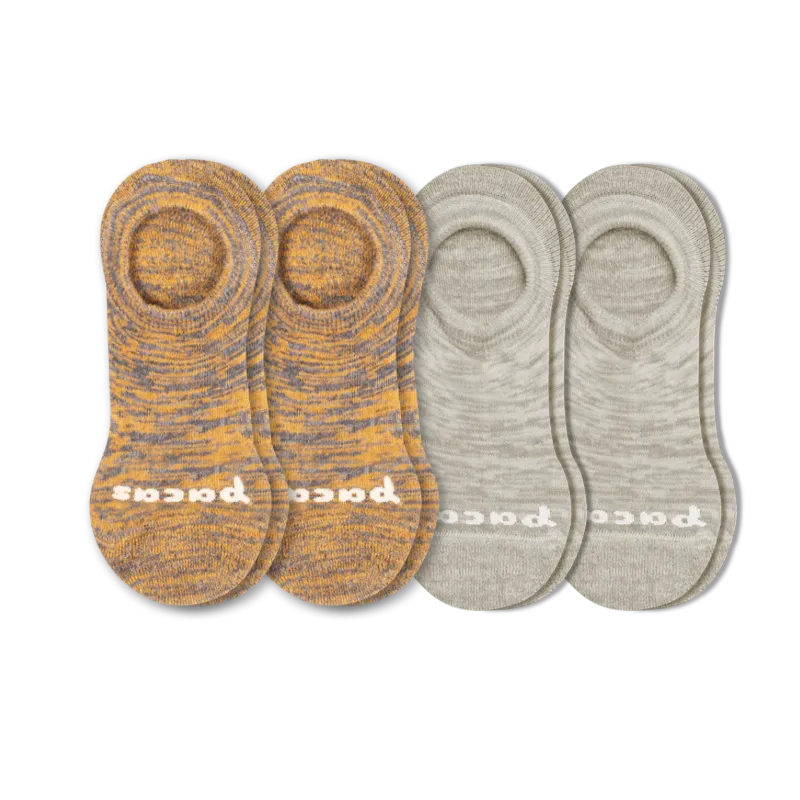 4 Pack - Women's No Show Socks