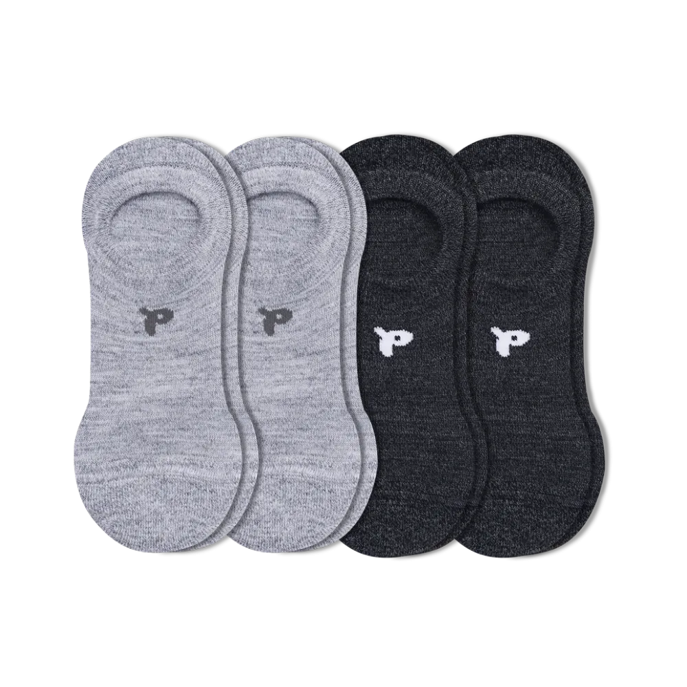 4 Pack - Women's No Show Socks
