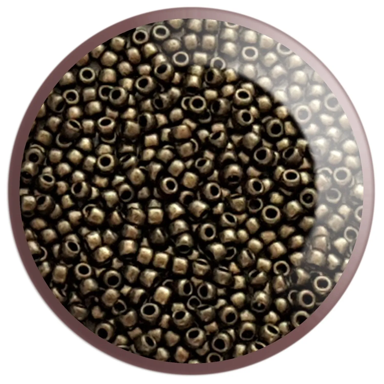 8/0 TR-Y615 Gold Metallic Suede Hybrid 10g/30g Round Toho Seed Beads - Beading Supply