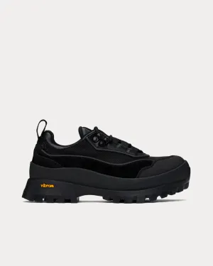 Aaron Trail Black Low Top Sneakers