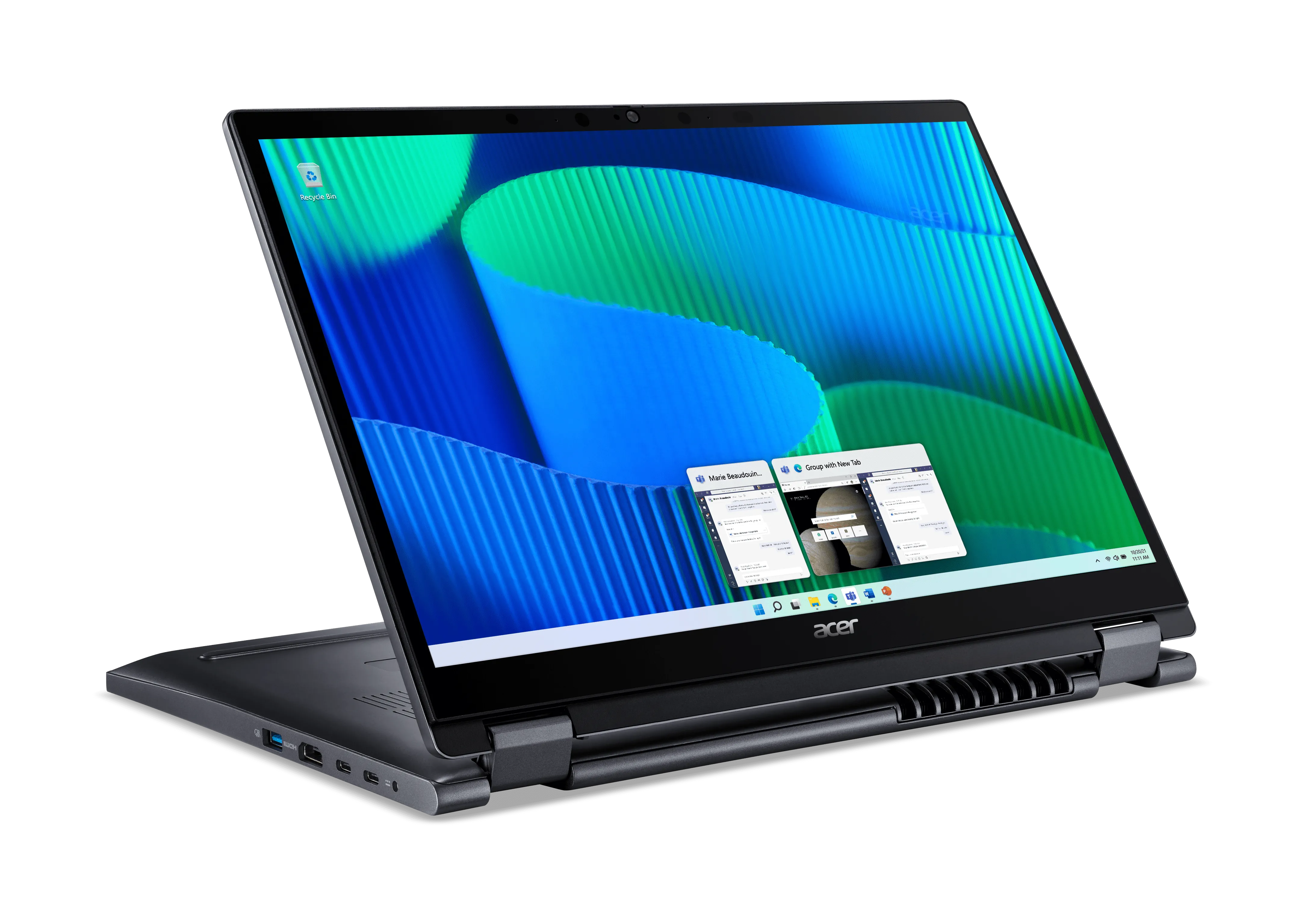 ACER TravelMate P4 Spin - 14" - Touchscreen -Intel Core i5 - 8 GB RAM - 256 GB - Win 11 Pro Education - Slate Blue