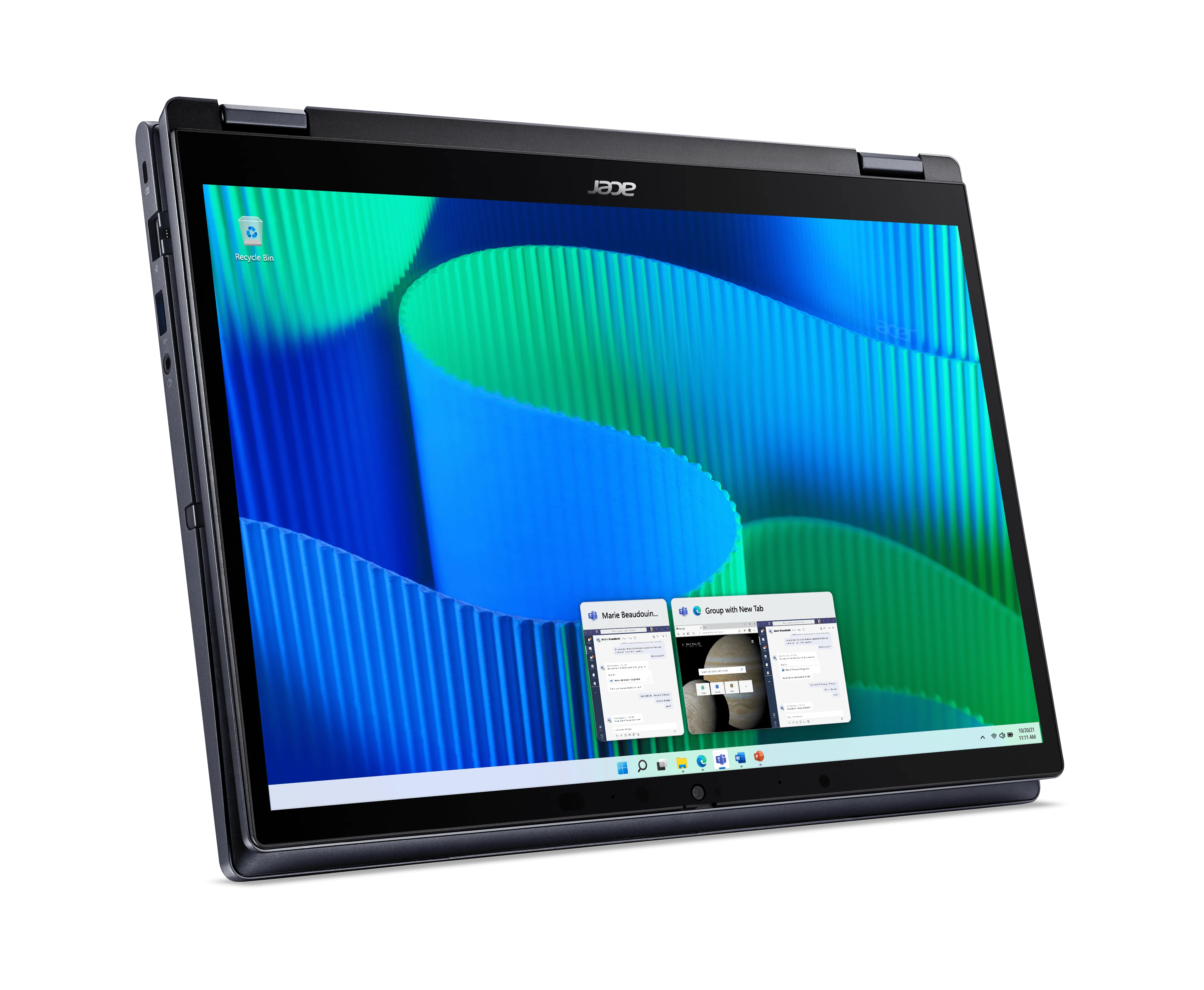 ACER TravelMate P4 Spin - 14" - Touchscreen -Intel Core i5 - 8 GB RAM - 256 GB - Win 11 Pro Education - Slate Blue