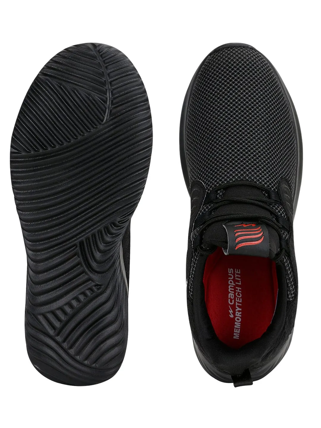 ACTIVE Black Men's Running Shoes