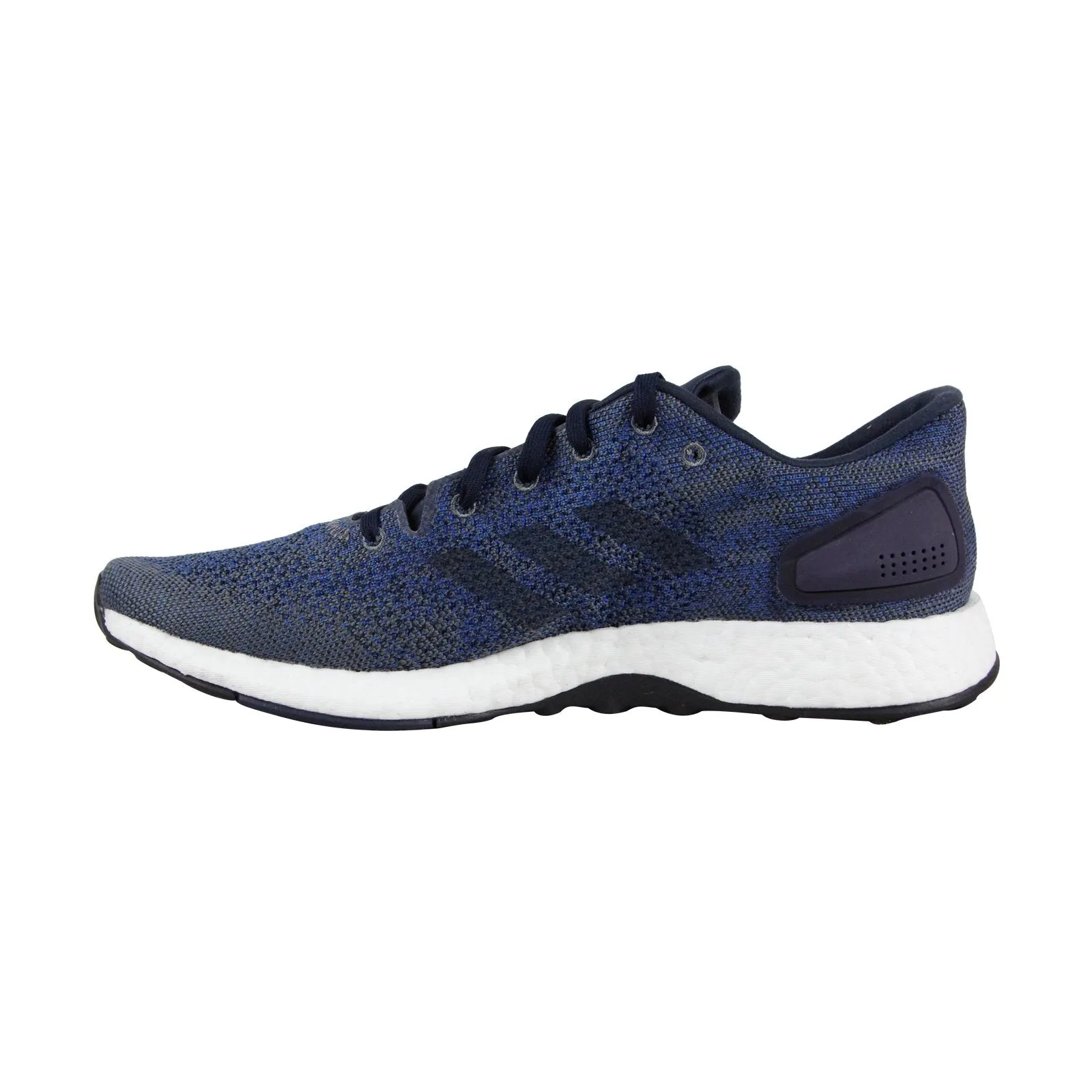 Adidas Pureboost Dpr BB6293 Mens Blue Canvas Lace Up Lifestyle Sneakers Shoes
