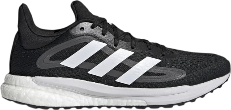 Adidas Wmns SolarGlide 4 ST 'Black Grey' sneakers, black