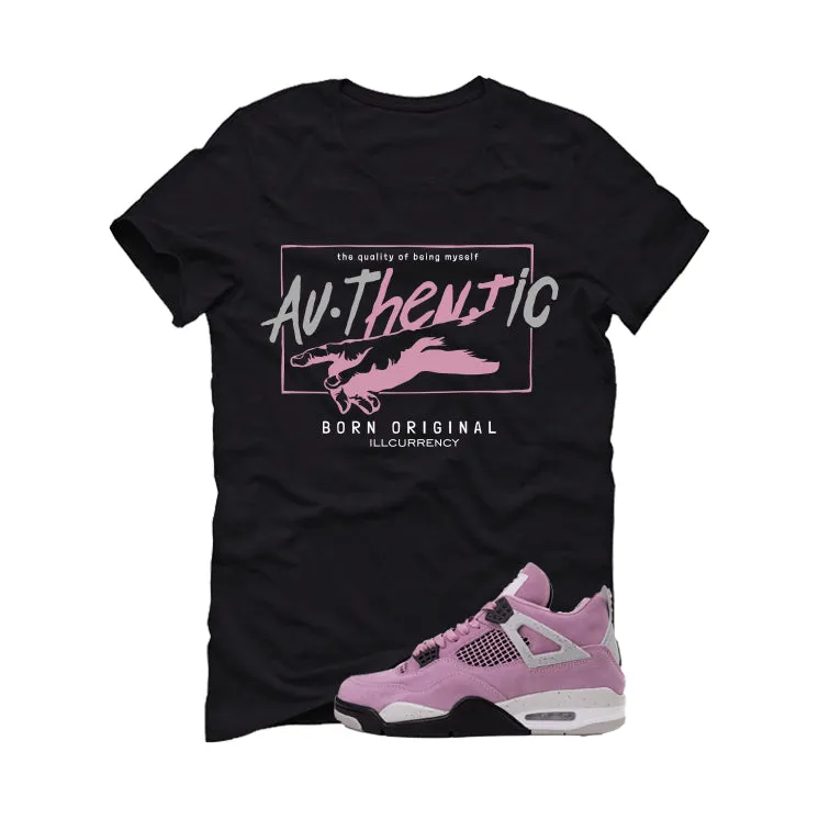 Air Jordan 4 WMNS Orchid Black T-Shirt (Authentic)| illcurrency
