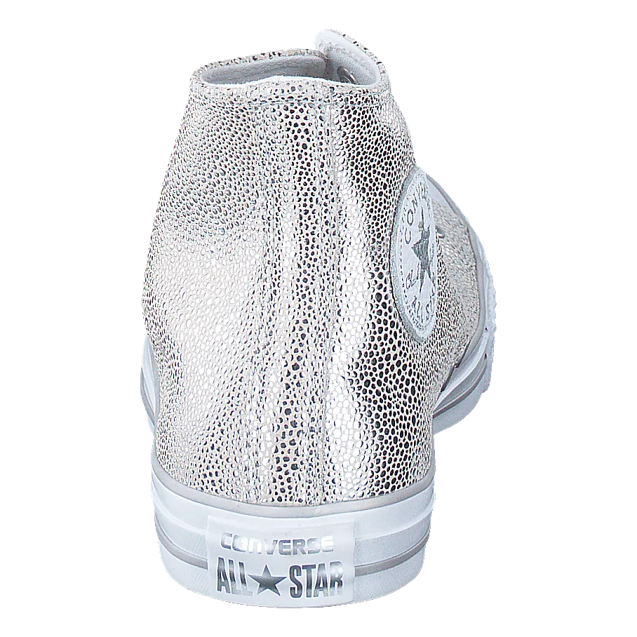 All Star Sting Ray Metallic-Hi Pure Silver/Black/White