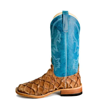 Anderson Bean Men's Cigar Matte Bass Blue Boots