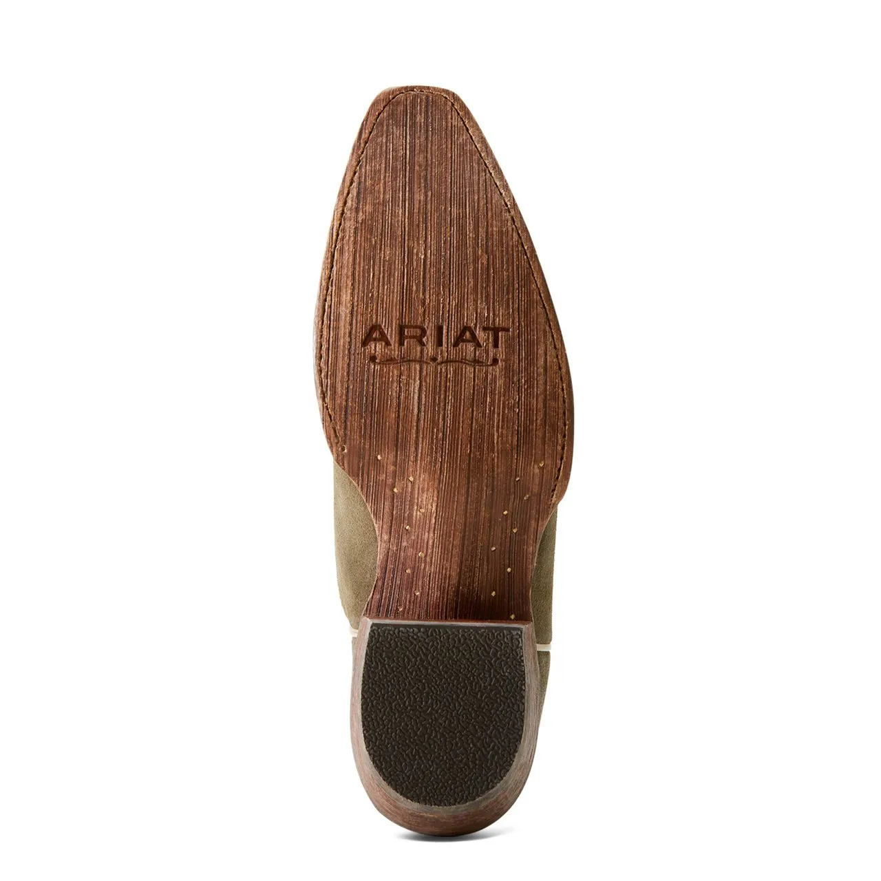 Ariat Women's Jukebox Western Boot, Soft Olive Suede