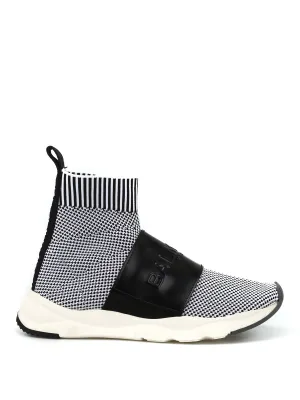 Balmain Cameron Logo Strap Sneakers