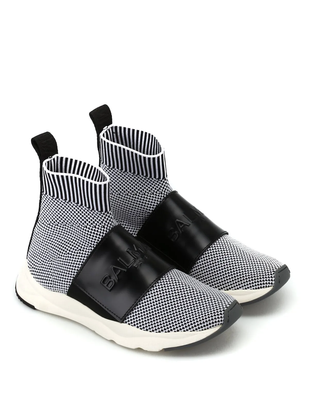 Balmain Cameron Logo Strap Sneakers