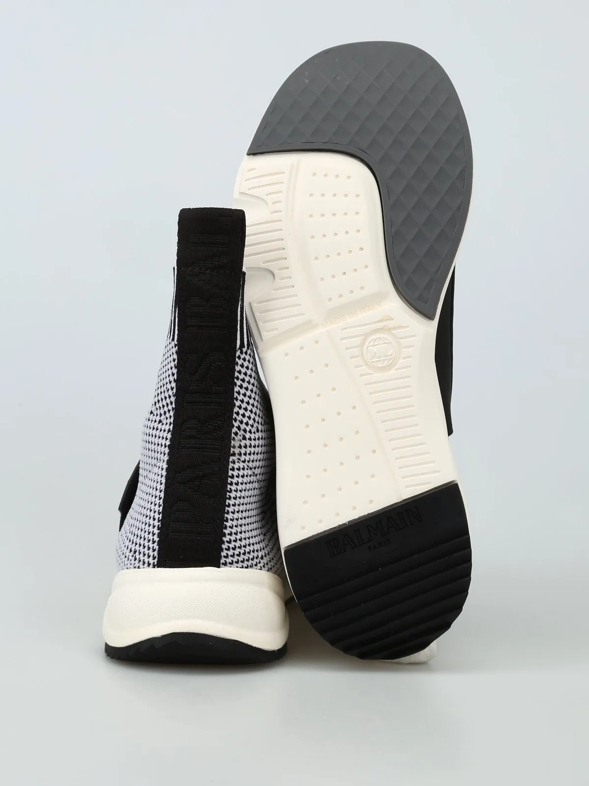 Balmain Cameron Logo Strap Sneakers