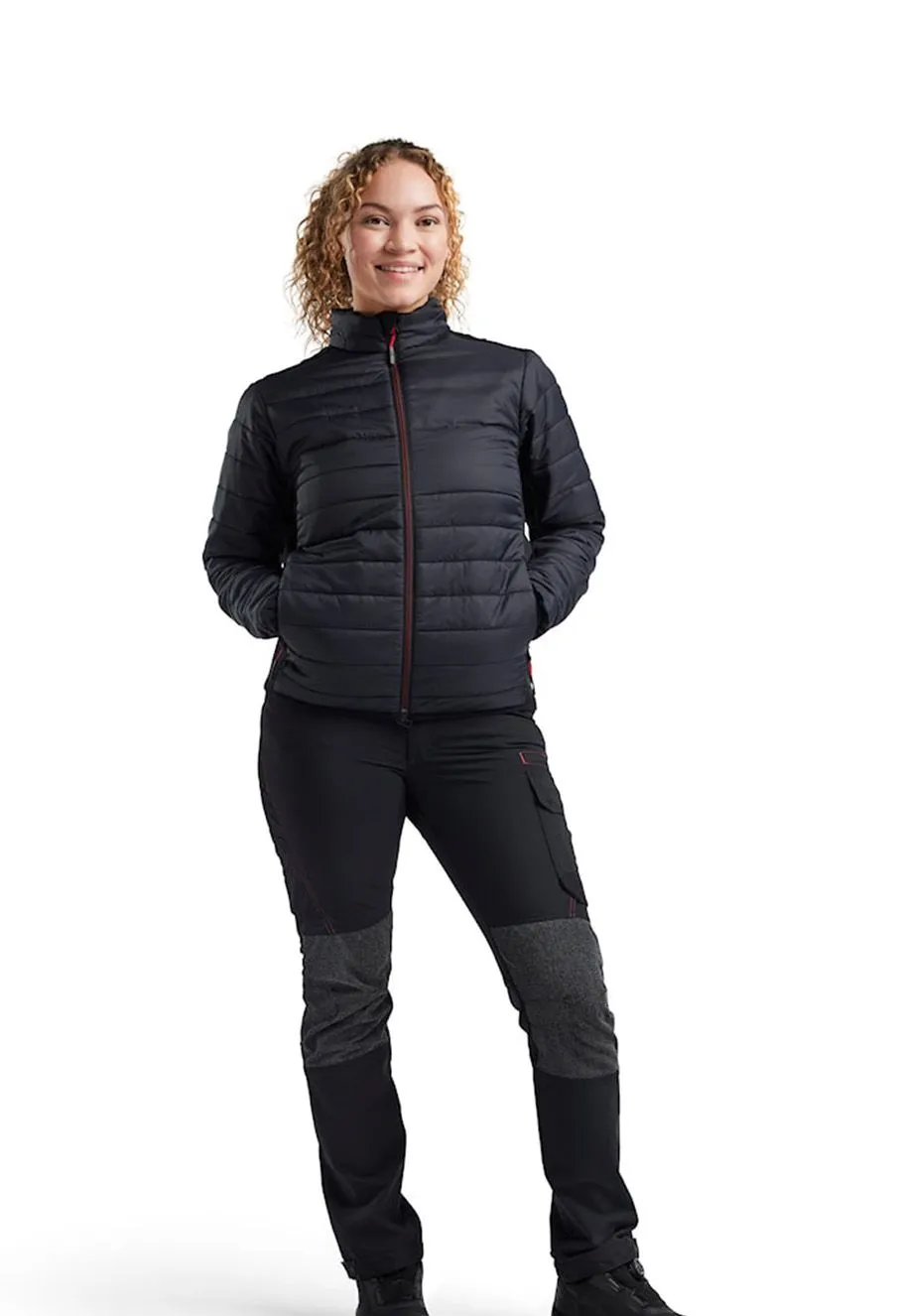 Bl&#xE5;kl&#xE4;der&#x20;Work&#x20;Jacket&#x20;Lined&#x20;Women&#x20;4715&#x20;-&#x20;black&#x20;red