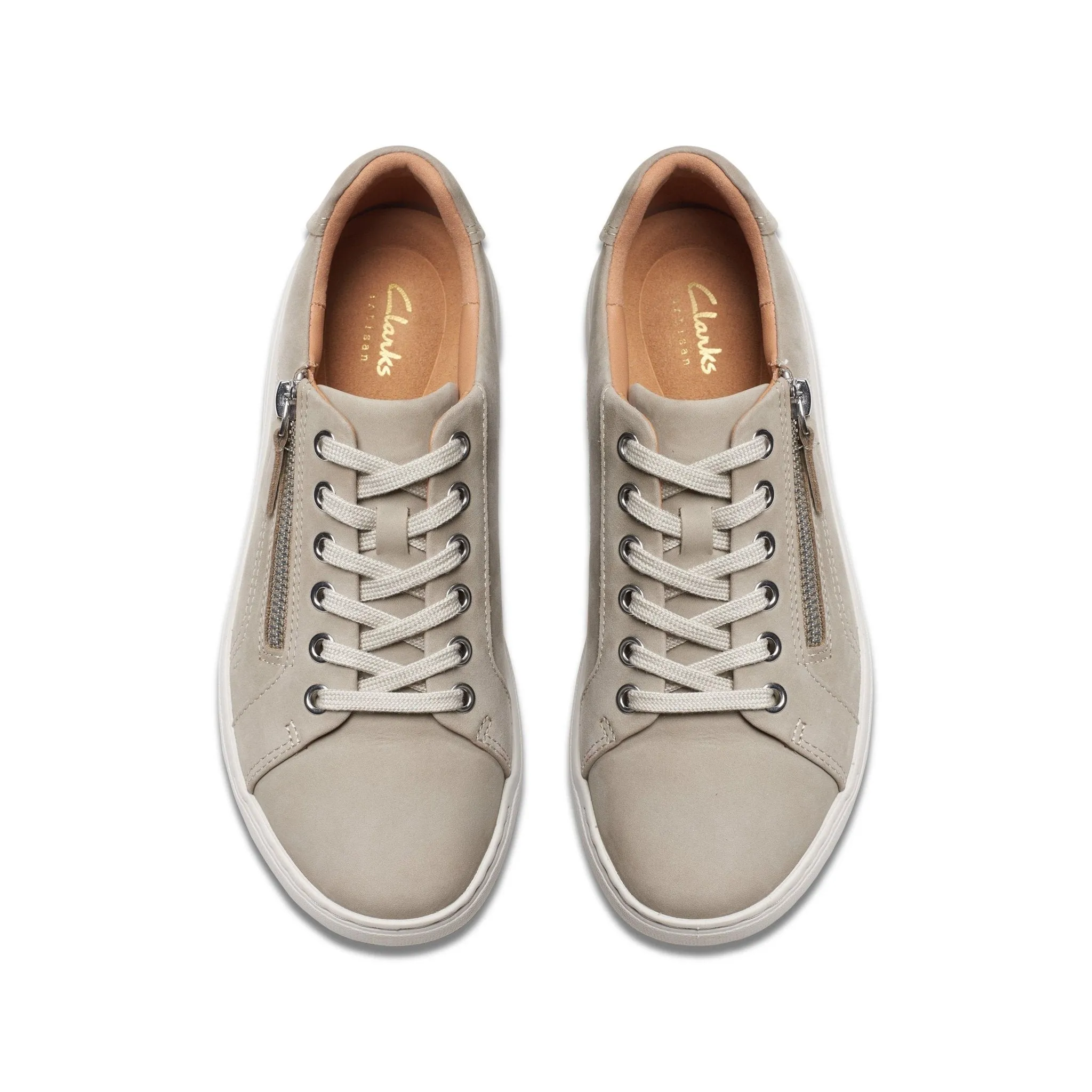 Clarks Women's Nalle Lace Stone Nubuck Shoes