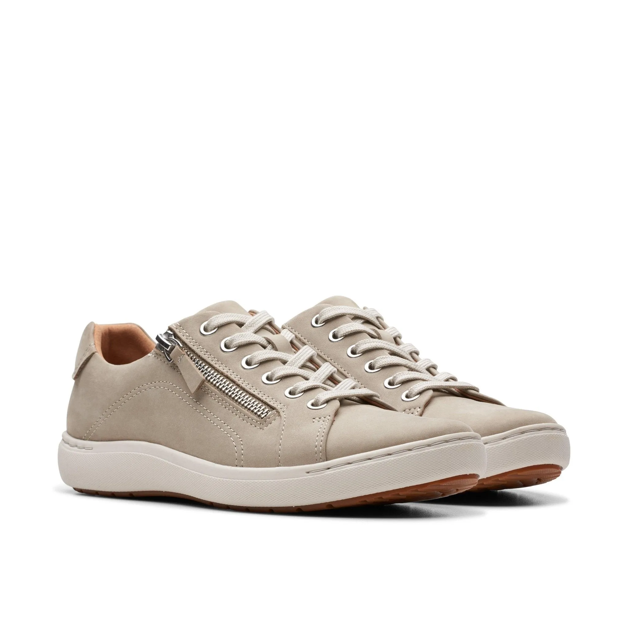 Clarks Women's Nalle Lace Stone Nubuck Shoes