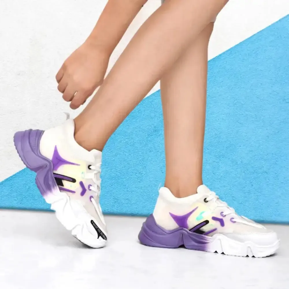 Classy Solid Sports Shoes for Women