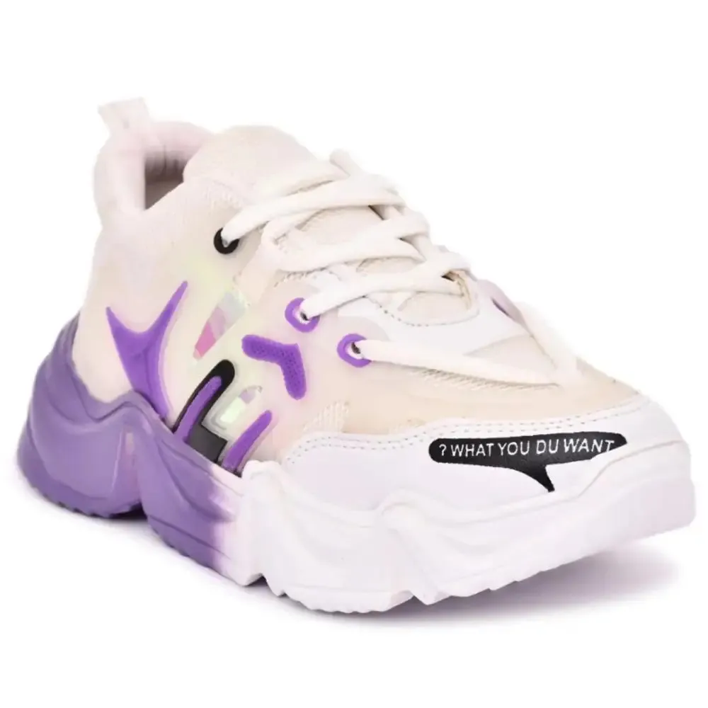 Classy Solid Sports Shoes for Women