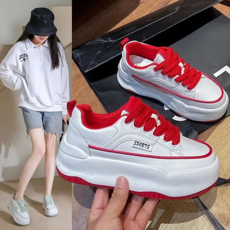 Cordelia - Versatile Thick-Sole Sneakers for Women