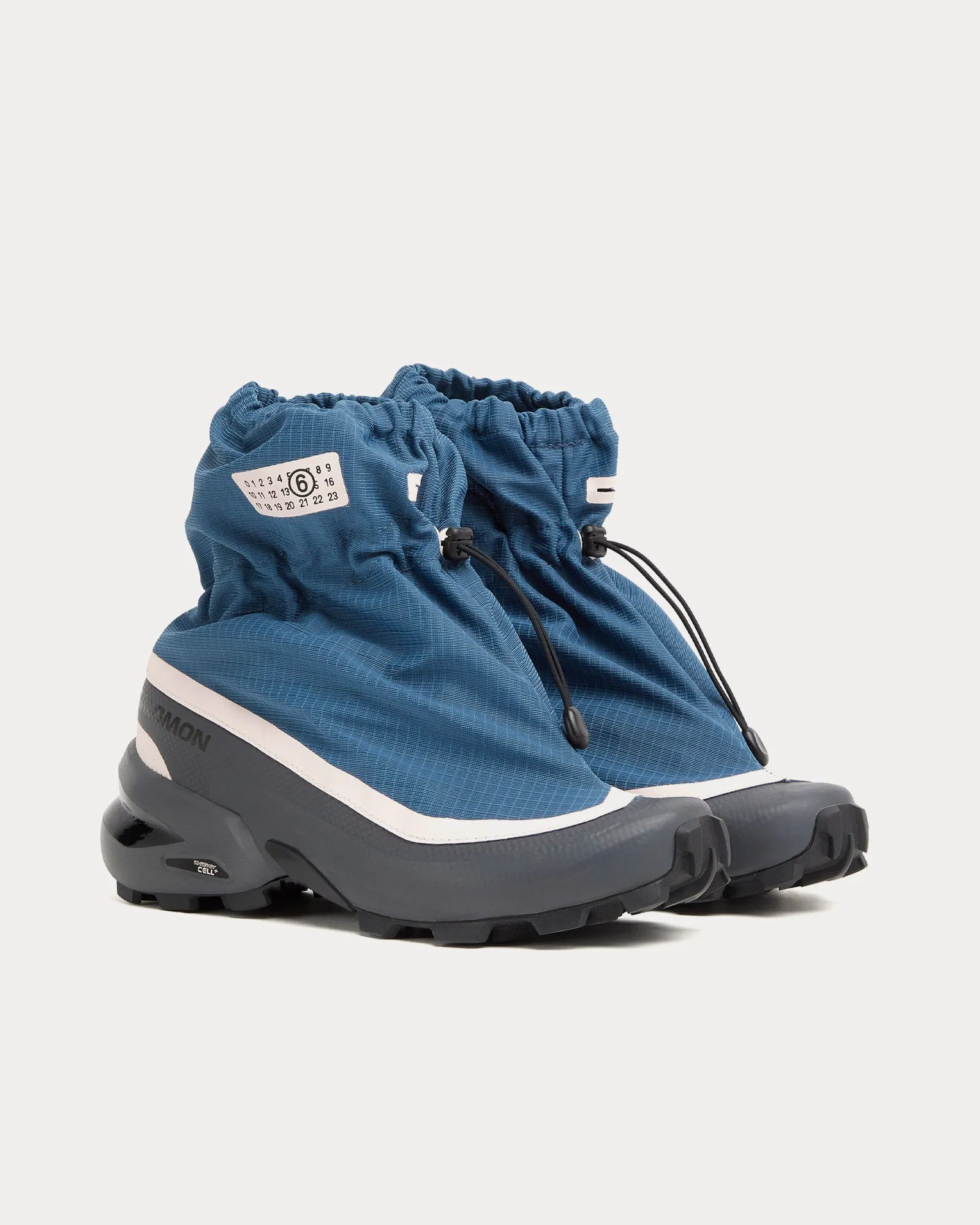 Cross Mid Light Blue High Top Sneakers