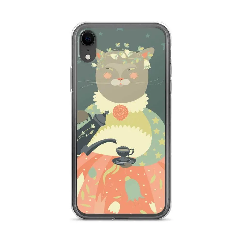 Cute Cat Lady iPhone Case