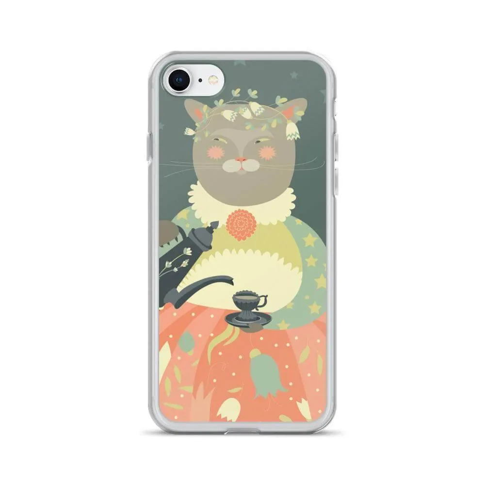 Cute Cat Lady iPhone Case