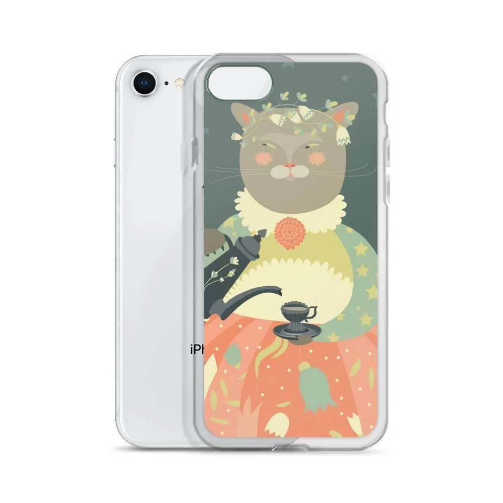 Cute Cat Lady iPhone Case
