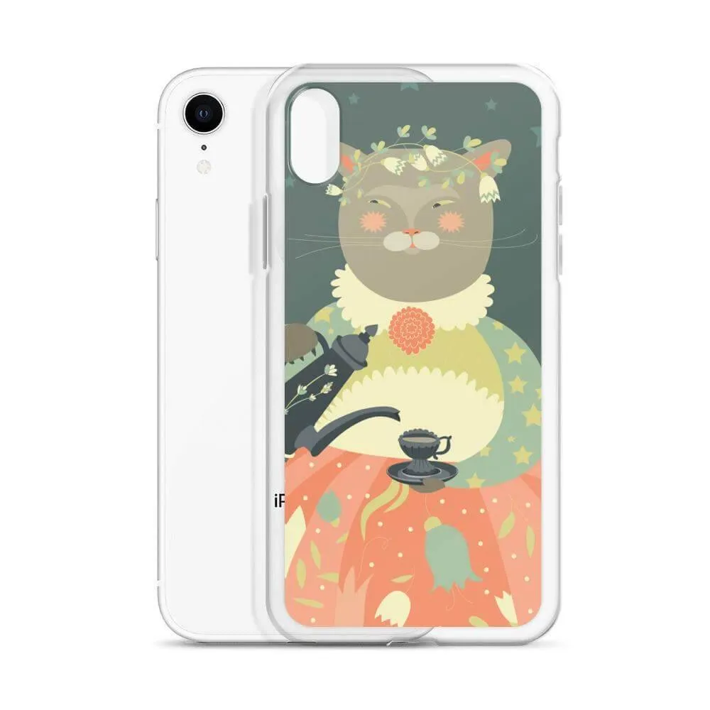 Cute Cat Lady iPhone Case