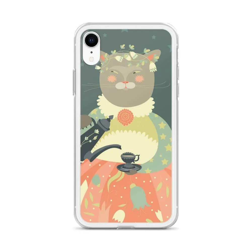 Cute Cat Lady iPhone Case