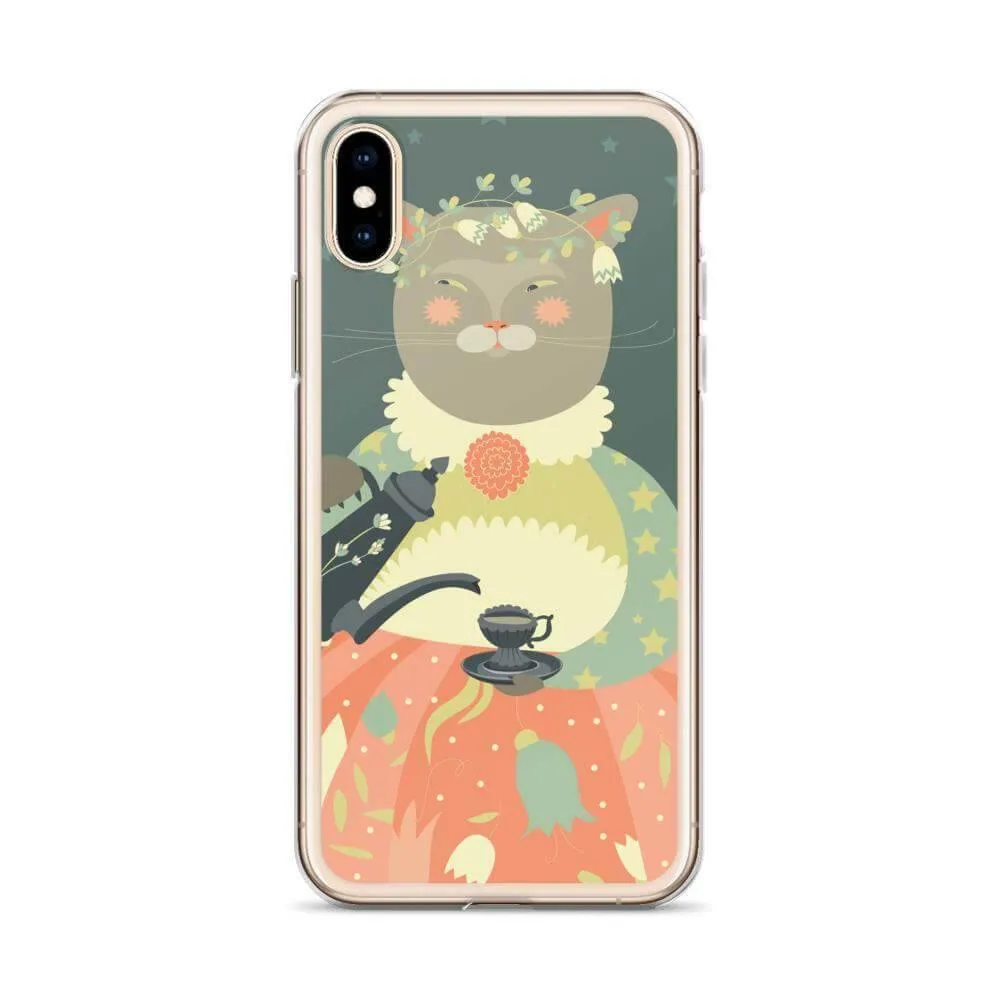 Cute Cat Lady iPhone Case