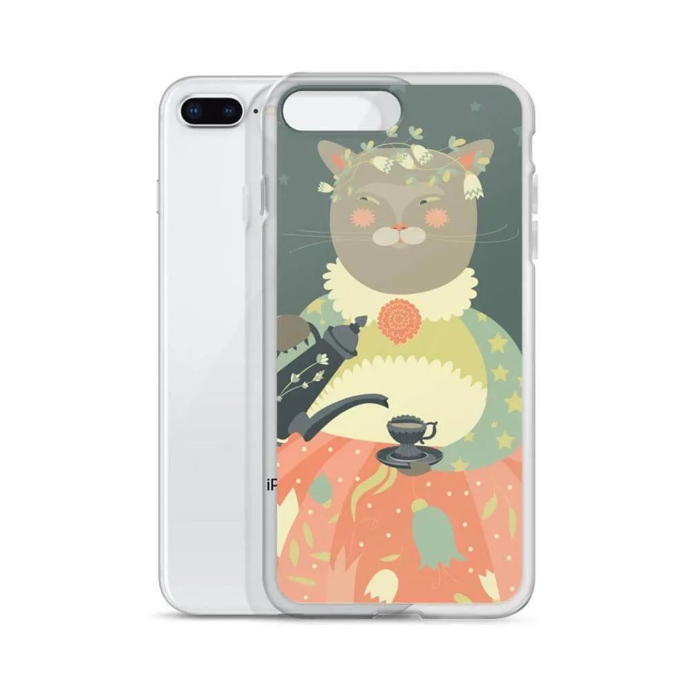 Cute Cat Lady iPhone Case